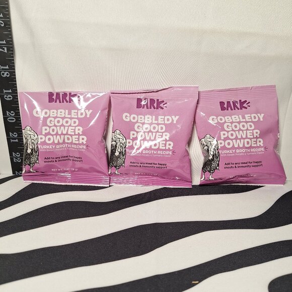 NWT Bark Gobbley Good Power Powder Turkey Broth Recipe - 3 pack - Picture 1 of 4